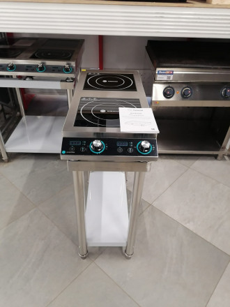 Плита индукционная HURAKAN HKN-ICF70D2V + Подставка для плиты индукционной HURAKAN HKN-ICF70D2V-ST
